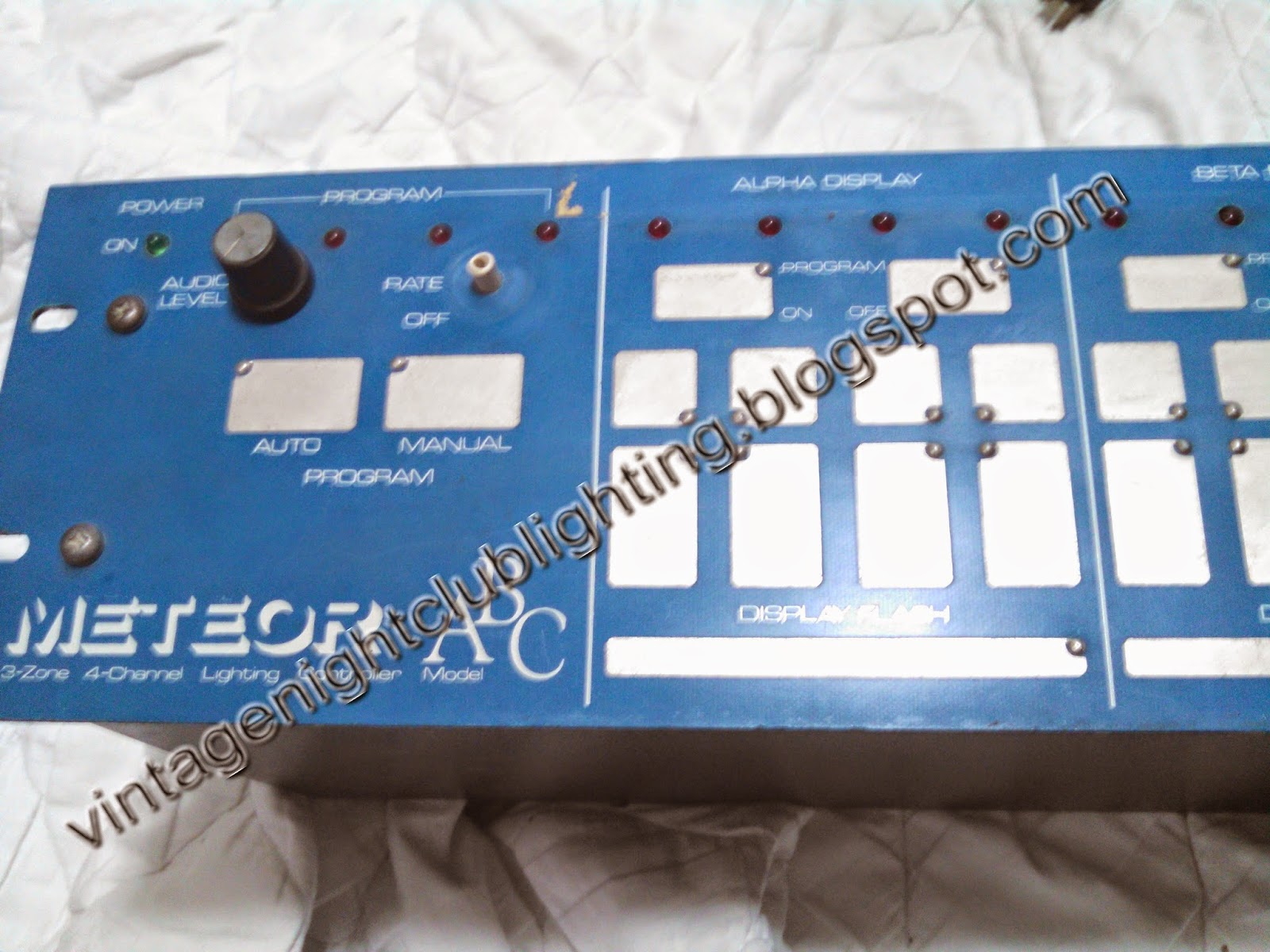 Vintage Night Club Lighting: Meteor ABC Controller