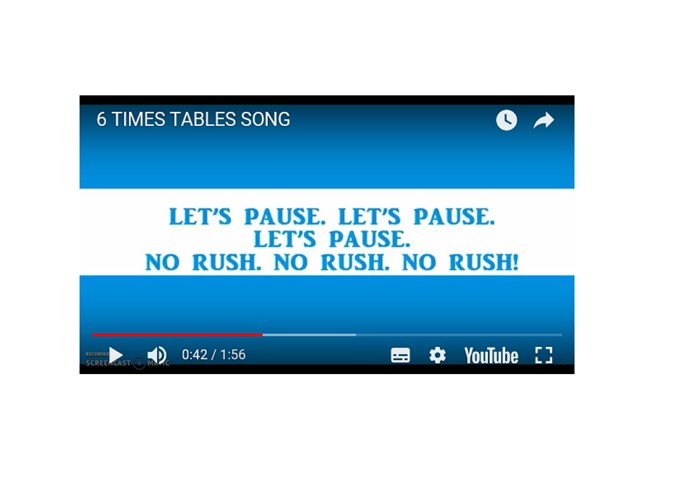 6 Times Table Song Have Fun Learning Times Tables 6 Song Lyrics