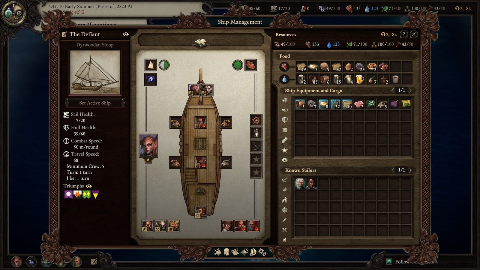 ship crew pillars of eternity ii ship crew pillars of eternity ii