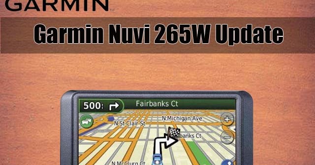 Garmin Nuvi 265w Update Update Garmin Nuvi 265W