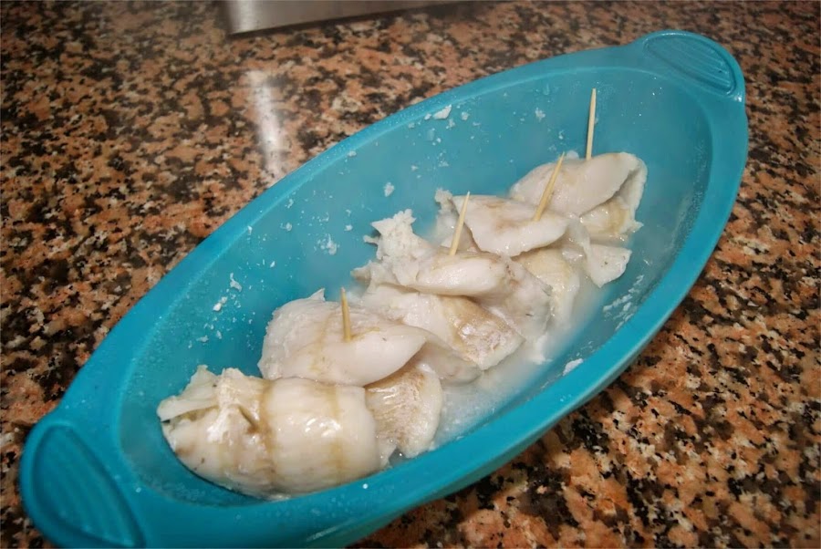 merluza con salsa de café paso 4