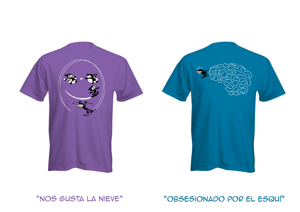 nacho de marcos diseños e ilustraciones camisetas pirineos