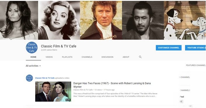 Classic Film And Tv Cafe Our Youtube Channel Reaches A Milestone
