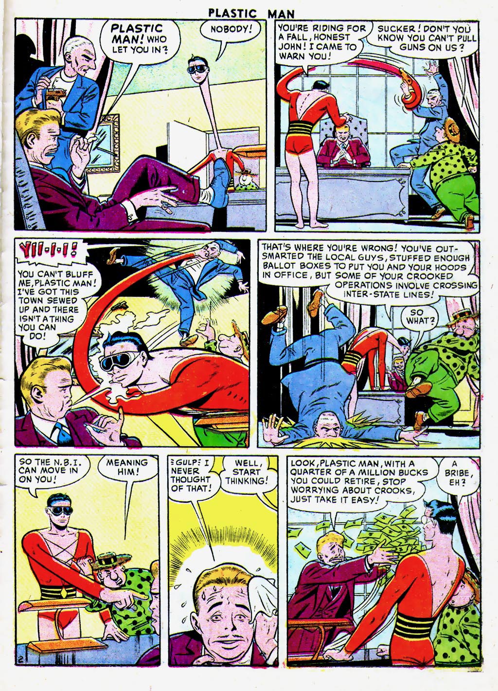 Read online Plastic Man (1943) comic -  Issue #61 - 25