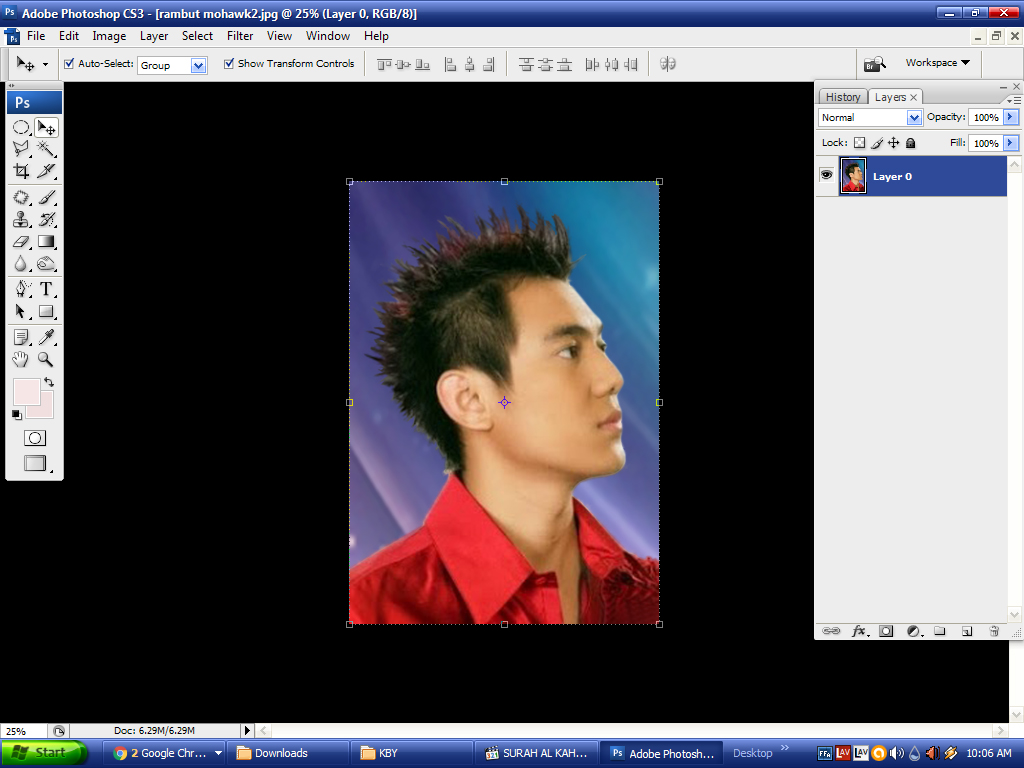 belajar edit foto Cara Memotong Rambut Dengan Rapi Di