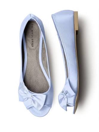 dusty blue flat shoes