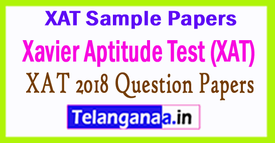 XAT Question & Sample Papers 2019