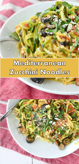 850 Reviews: #Best #Recipe >>> Mediterranean #Zucchini #Noodles - #mgid ...