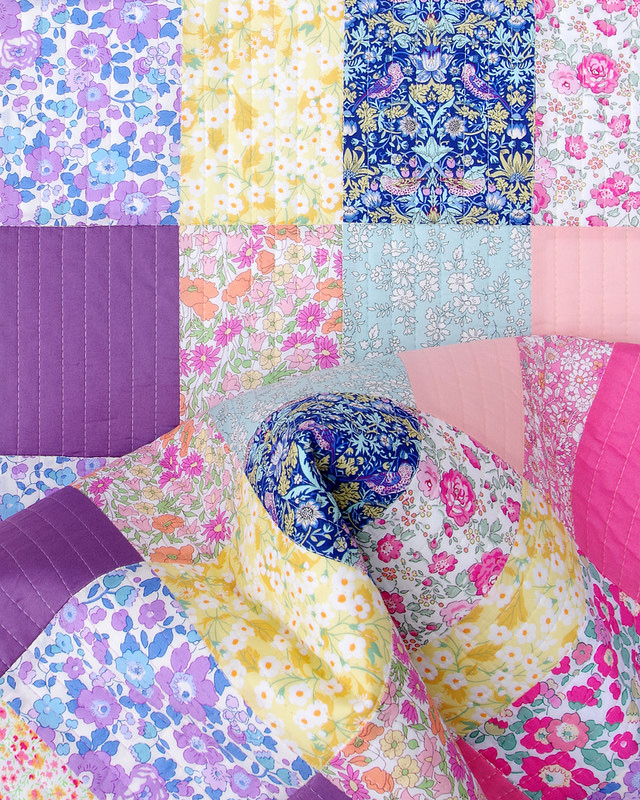 Alice Caroline Exclusive Liberty Tana Lawn Quilt | © Red Pepper Quilts 2018