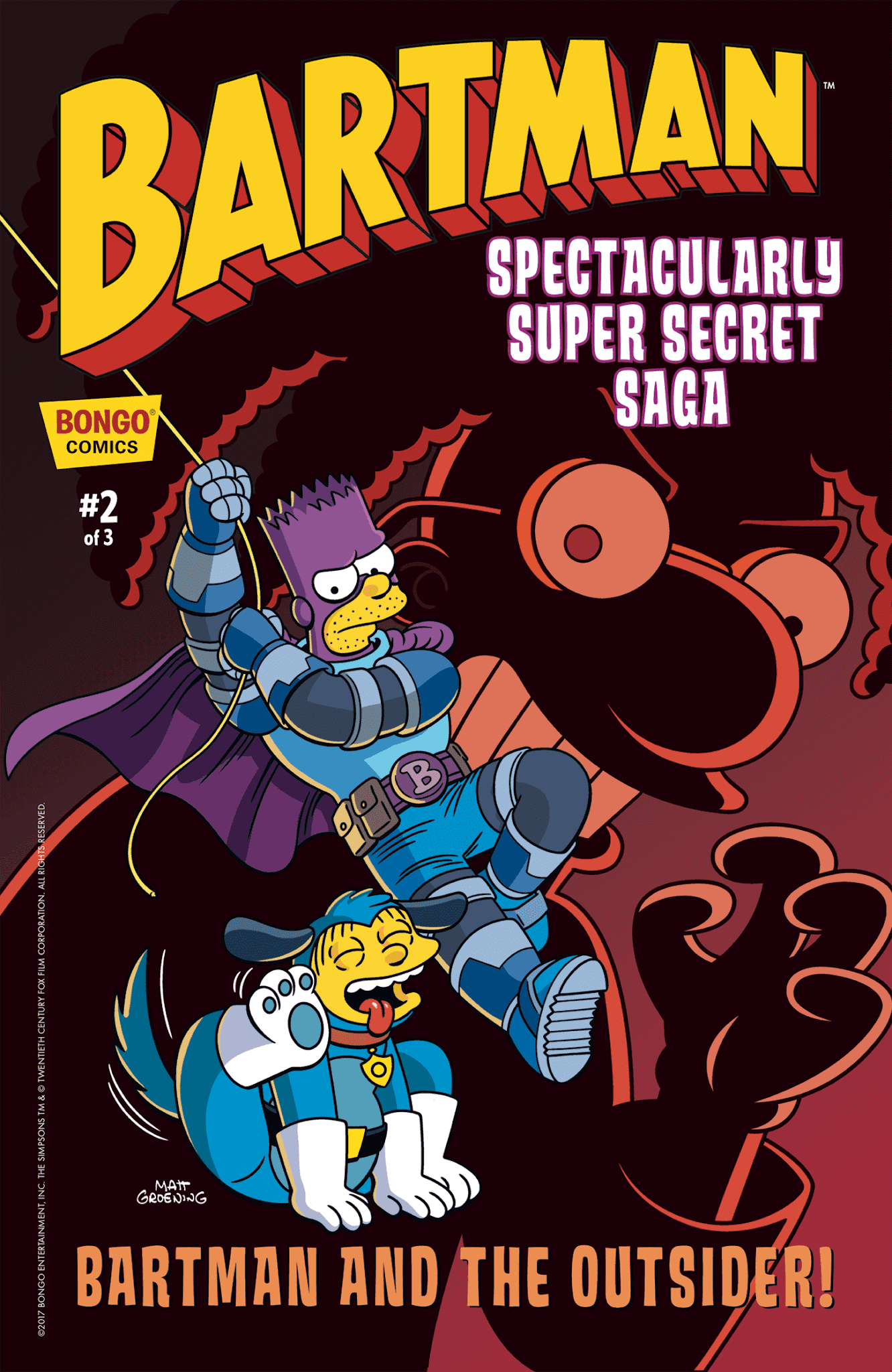 Read online Simpsons One-Shot Wonders: Bartman Spectacularly Super Secret Saga comic -  Issue #2 - 1