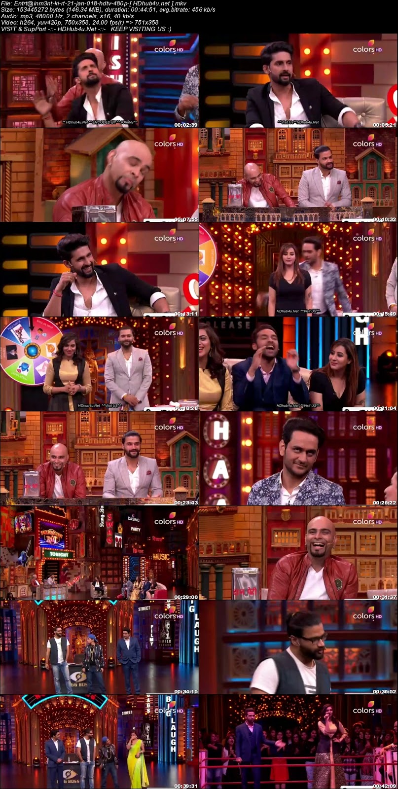 Entertainment Ki Raat 21th January 2018 480p HDTV 140MB Download Entertainment Ki Raat 21th January 2018 480p HDTV 140MB Download