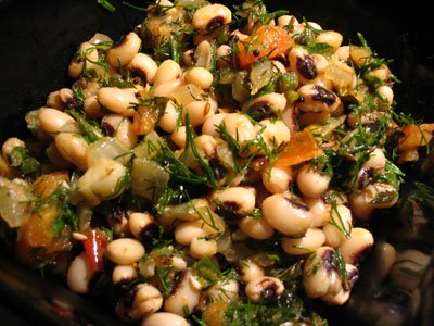 Black-Eyed Peas with Fresh Dill