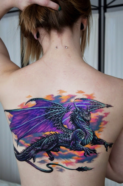 amazing dragon tattoos women