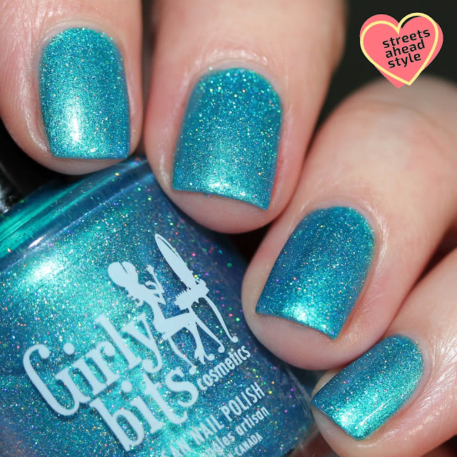 Girly Bits Cyan-tifically Proven swatch by Streets Ahead Style