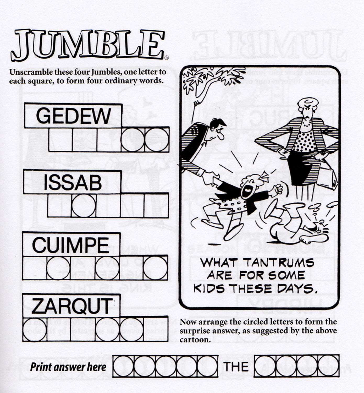 Joyful Expressions Bendy Stick, Top 2 and a Jumble