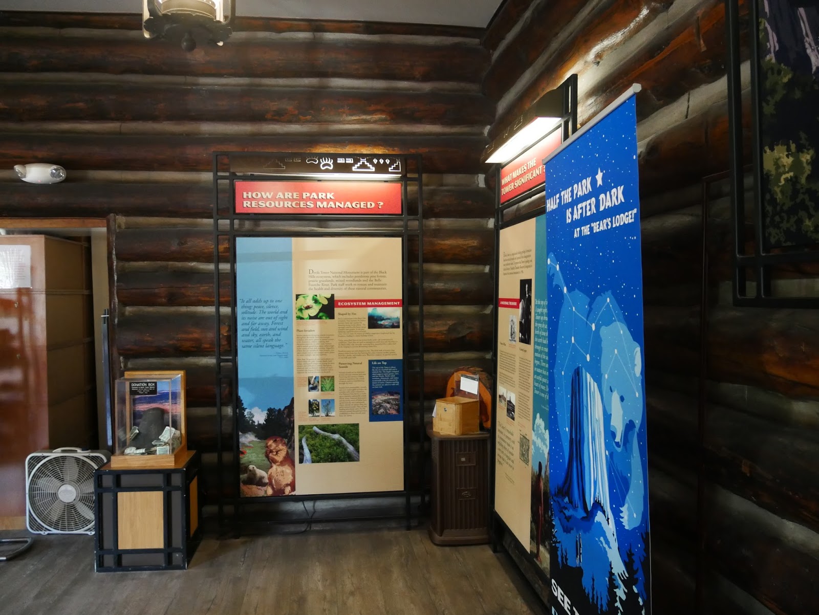 American Travel Journal Visitor Center Devils Tower National Monument