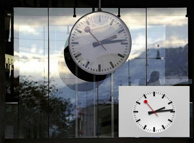 L'orologio delle Ferrovie Federali Svizzere che Apple ha copiato per l'applicazione dell'iPad
