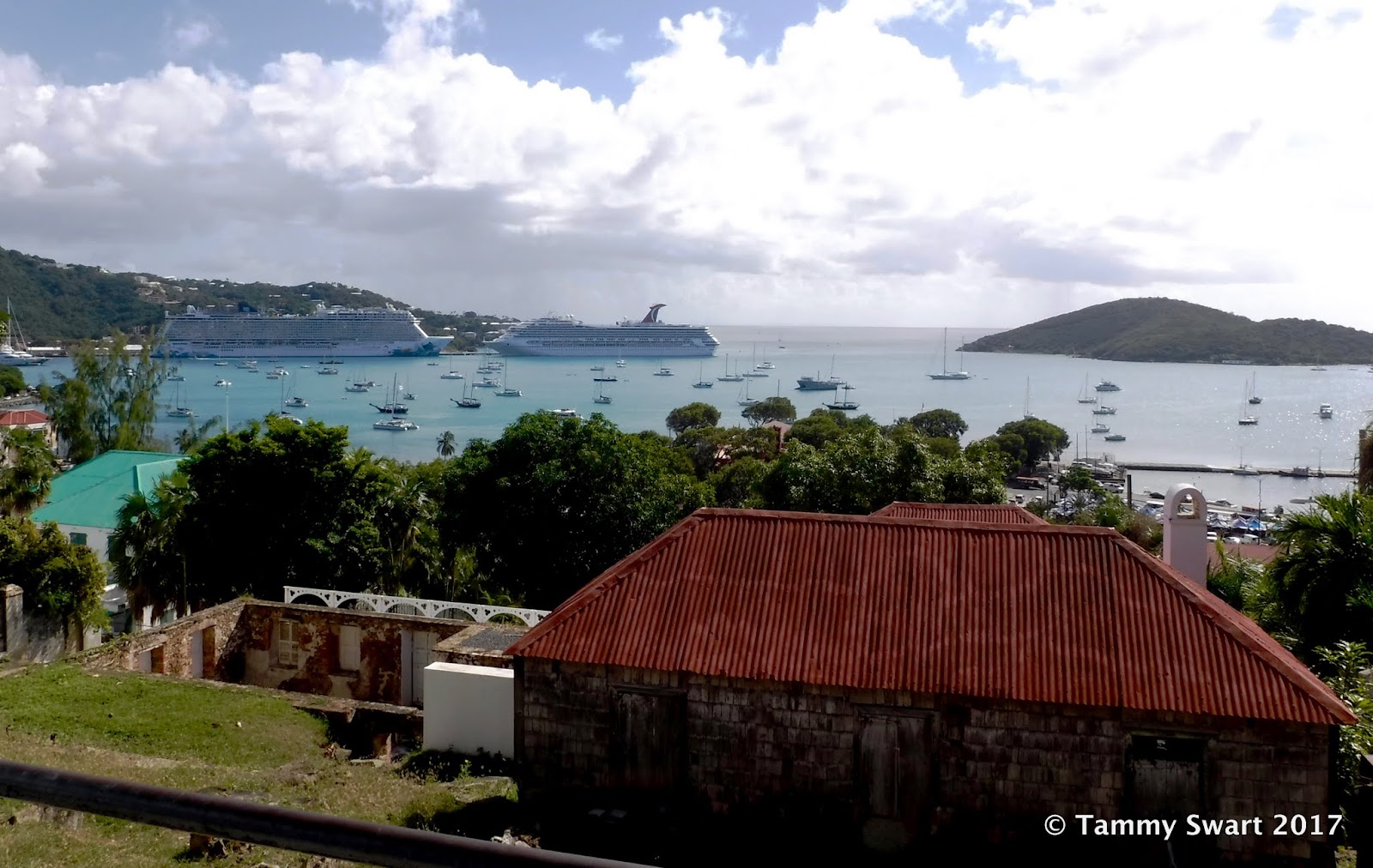 Things we did today... Touristing In Charlotte Amalie