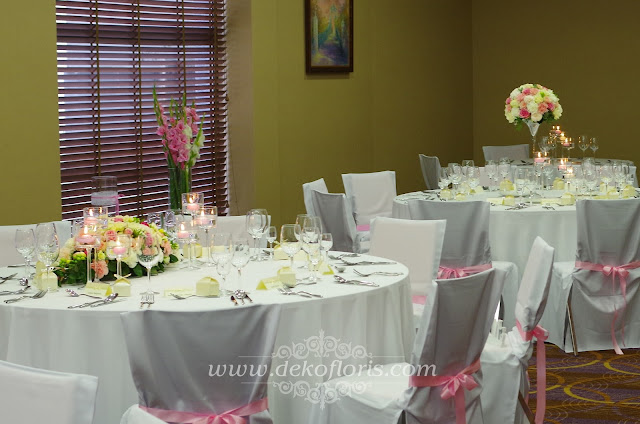 Różowa dekoracja wesela w hotelu De Silva Opole