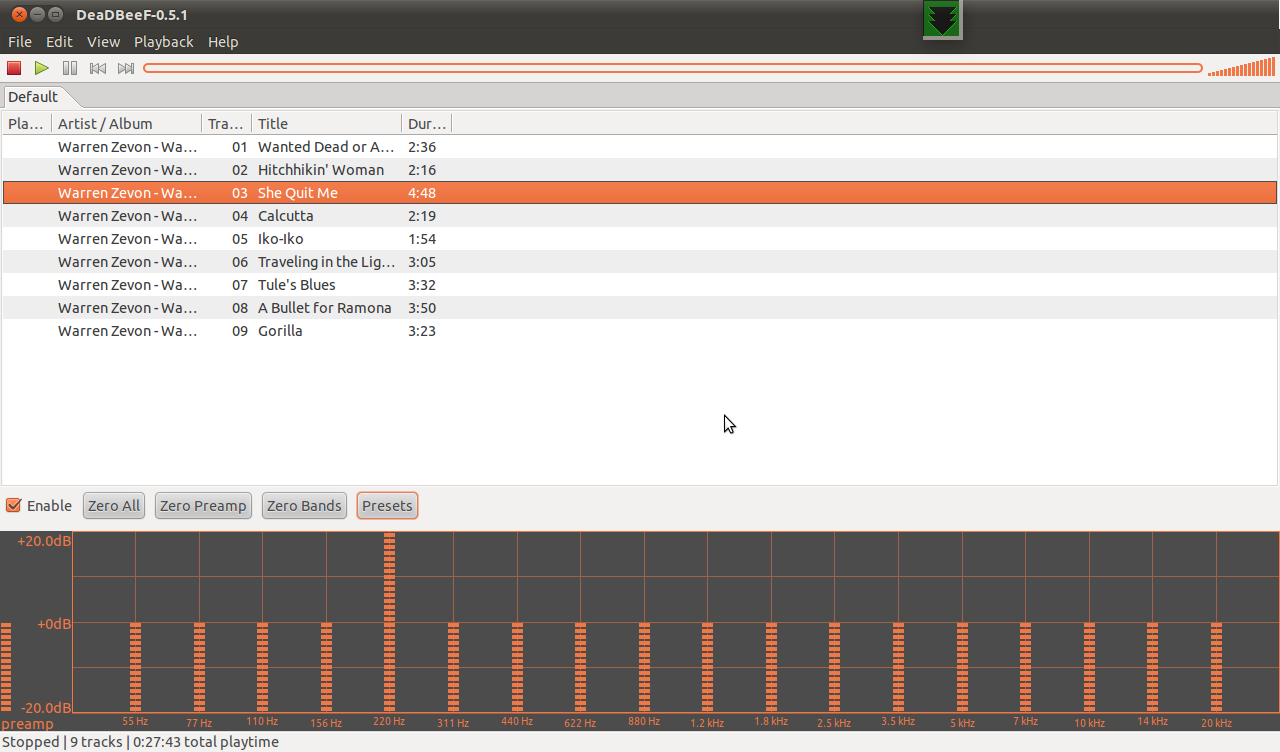 foobar2000 graphic equalizer presets xgeq