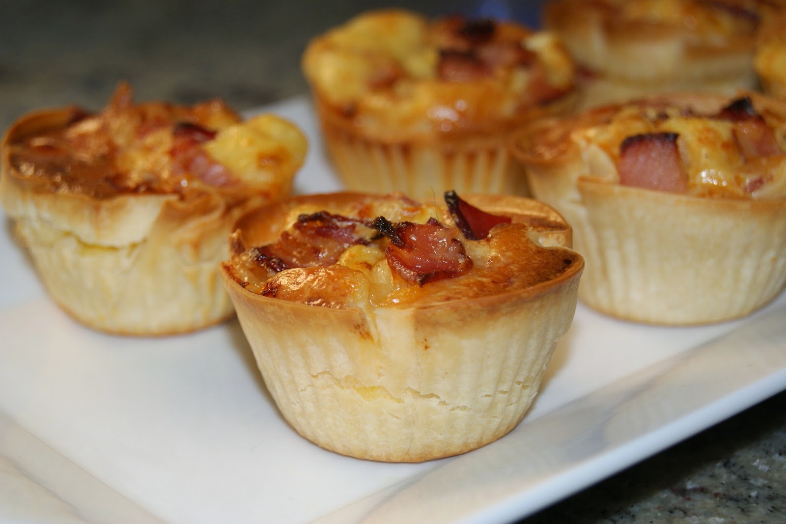 Miniquiche Lorraine de bacon