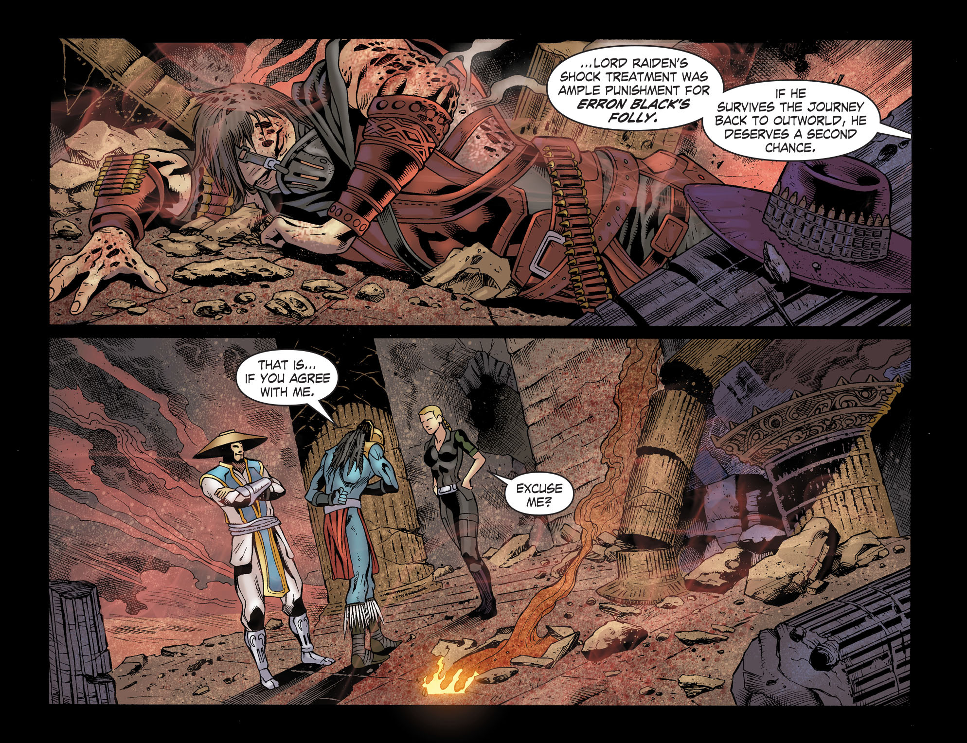 Read online Mortal Kombat X [I] comic -  Issue #33 - 17
