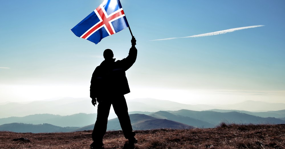 El significado de los colores de la bandera de islandia