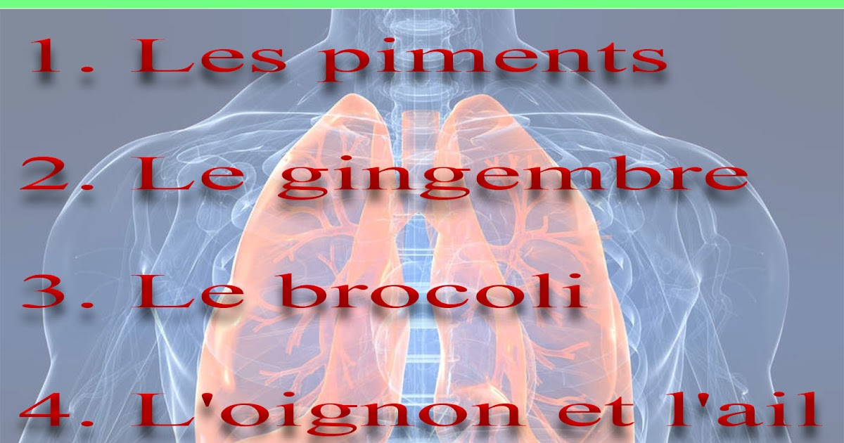 Sports et Santé: 5 Meilleurs aliments pour nettoyer vos poumons