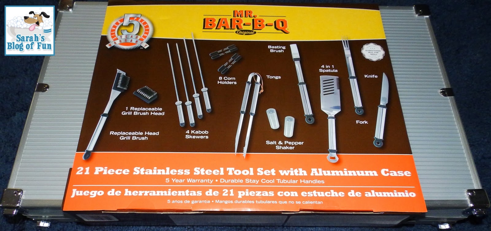 Sarah's Blog Of Fun Holiday Gift Guide Mr. BarBQ 21Piece Barbecue