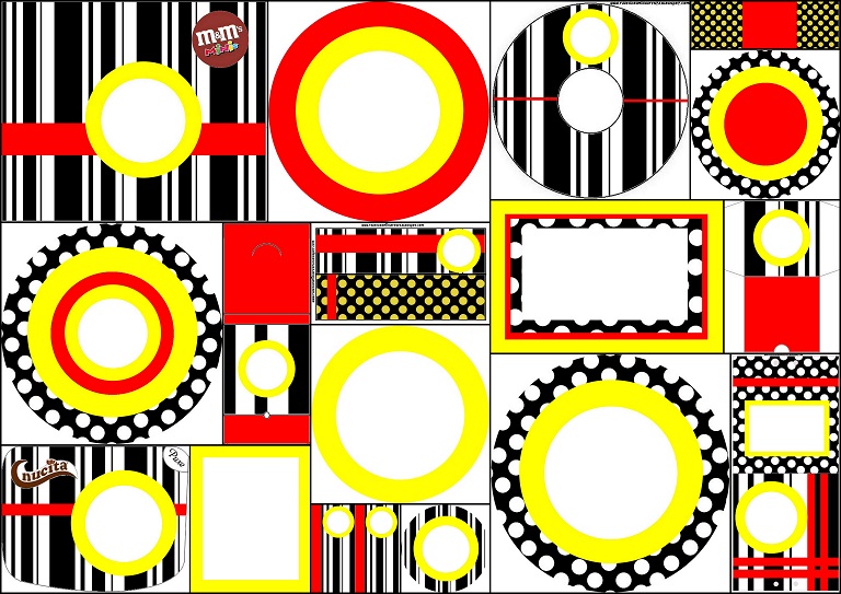 Download Free Black Red And Yellow Free Printable Candy Bar Labels Oh My Fiesta In English SVG Cut Files