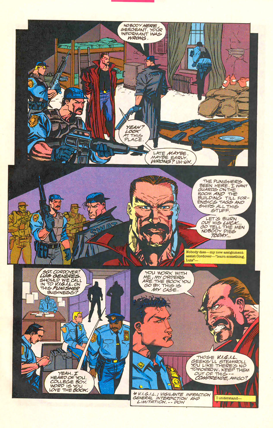 Read online The Punisher (1987) comic -  Issue #81 - Bodies of Evidence - 4