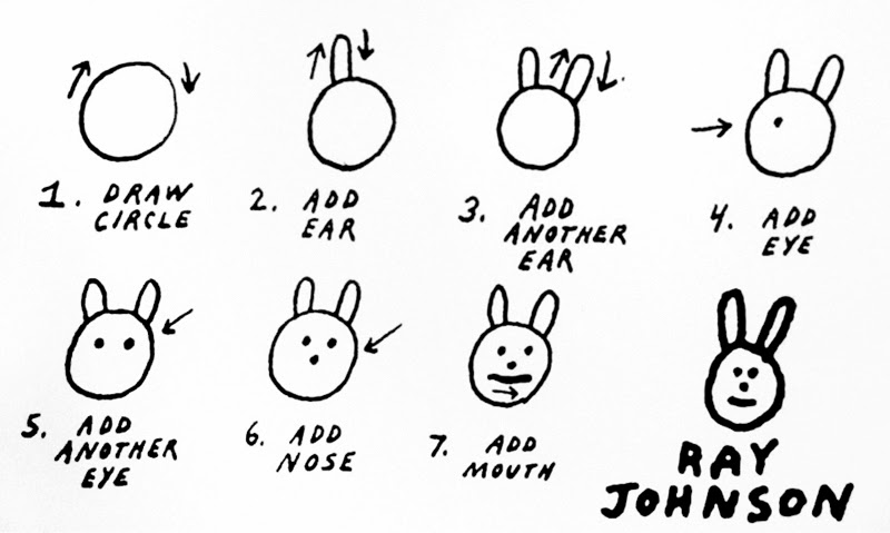 How To Draw A Bunny Ray Johnson lina&nando: “oh! isto é tão contemporâneo”