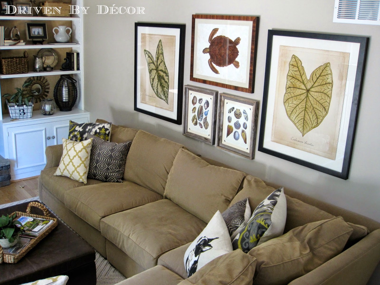 Wall Decor Over Couch at Home and Interior Design Ideas