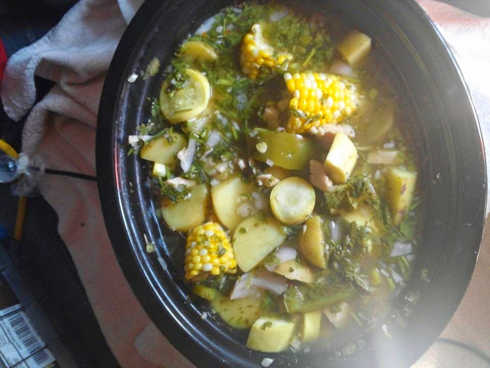 Cooking On The Truck Slow Cooker Caldo de Pollo