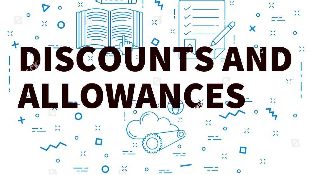 Discounts and allowances