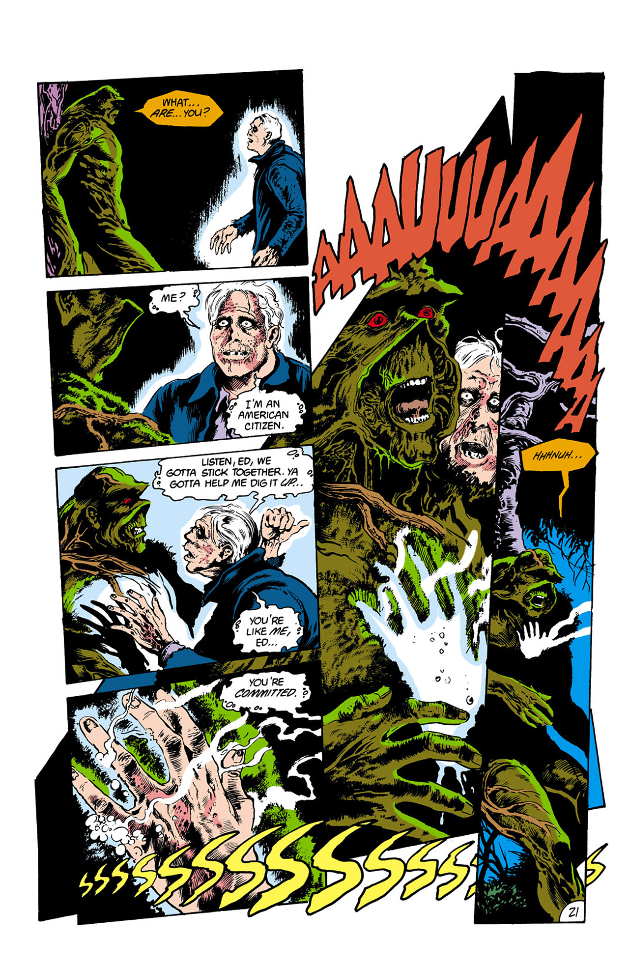 Read online Swamp Thing (1982) comic -  Issue #35 - 22