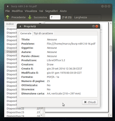 Creare PDF/A o convertire PDF in PDF/A con LibreOffice 6 libreoffice pdfa convertito