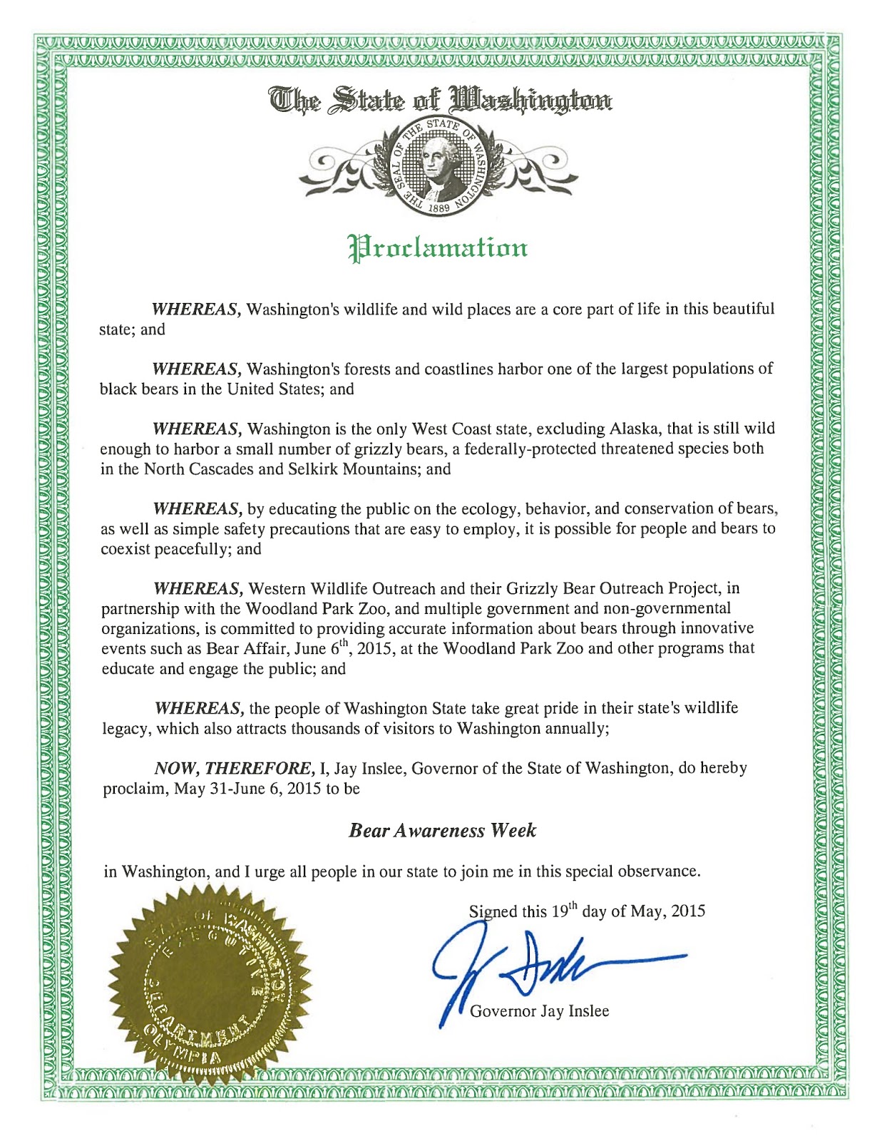 Bear Affair to cap off Bear Awareness Week