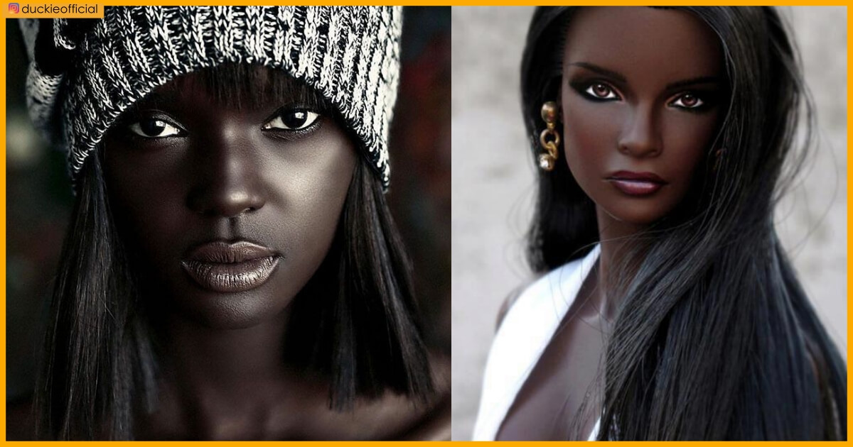 Gorgeous Australian-Sudanese Model Looks Like A Real-Life Barbie
