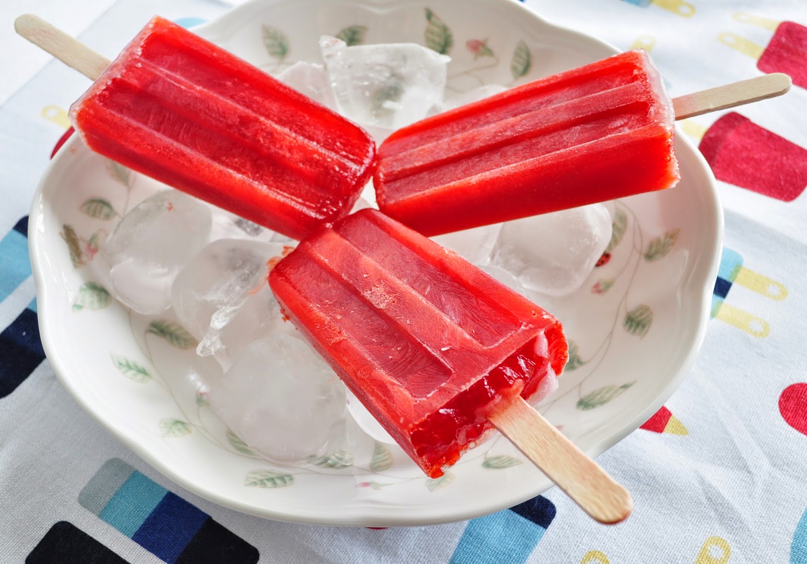 My Tiny Oven Cherry KoolAid & JellO Popsicles