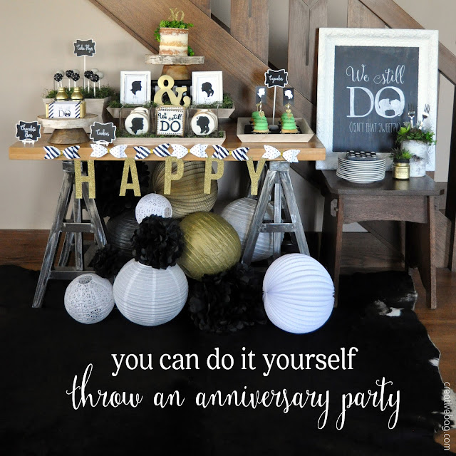 throw an anniversary party - you can do it yourself ... part one of three posts | Lorrie Everitt for Creative Bag