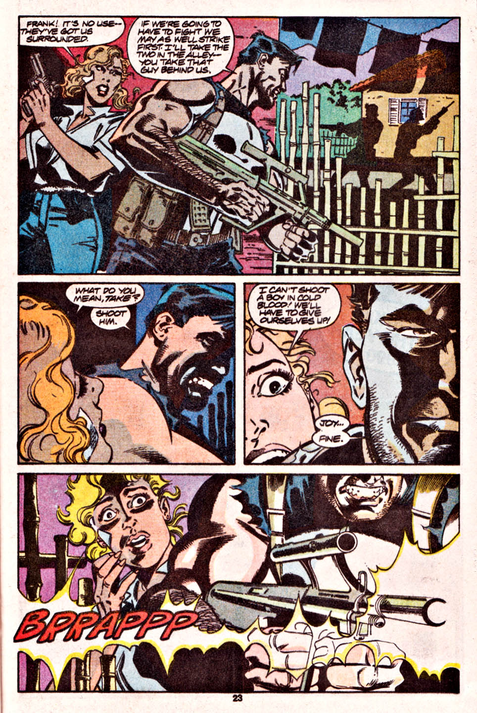 Read online The Punisher (1987) comic -  Issue #38 - Jigsaw Puzzle - 19