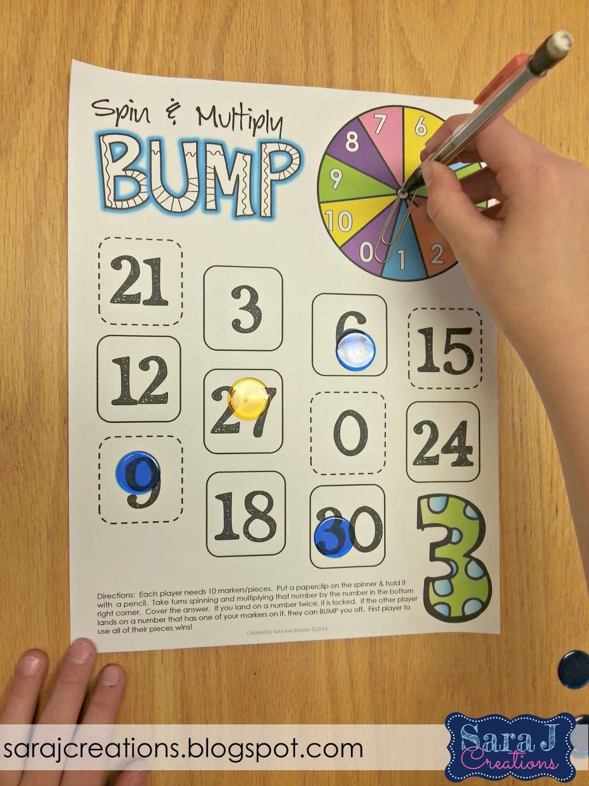 Multiplication games to make practicing math facts more fun!