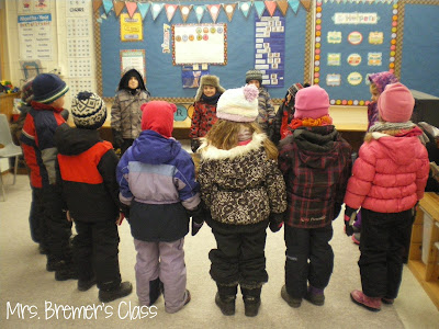 Snowky Pokey action song and winter activities for Kindergarten