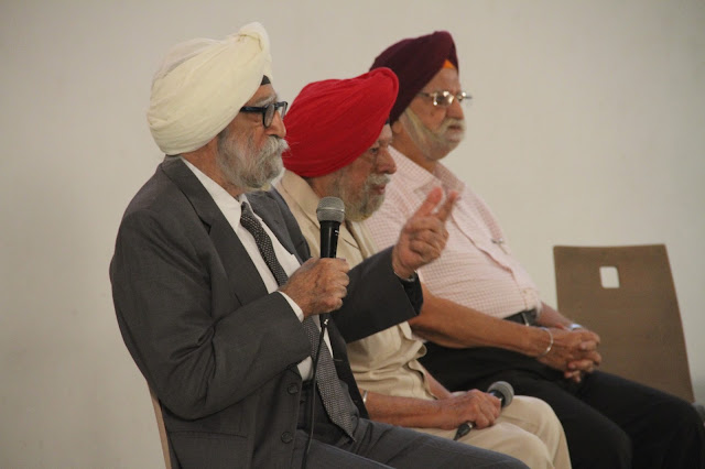 Witnesses of partition sharing their experience at Godrej India Culture Lab Witnesses of partition sharing their experience at Godrej India Culture Lab