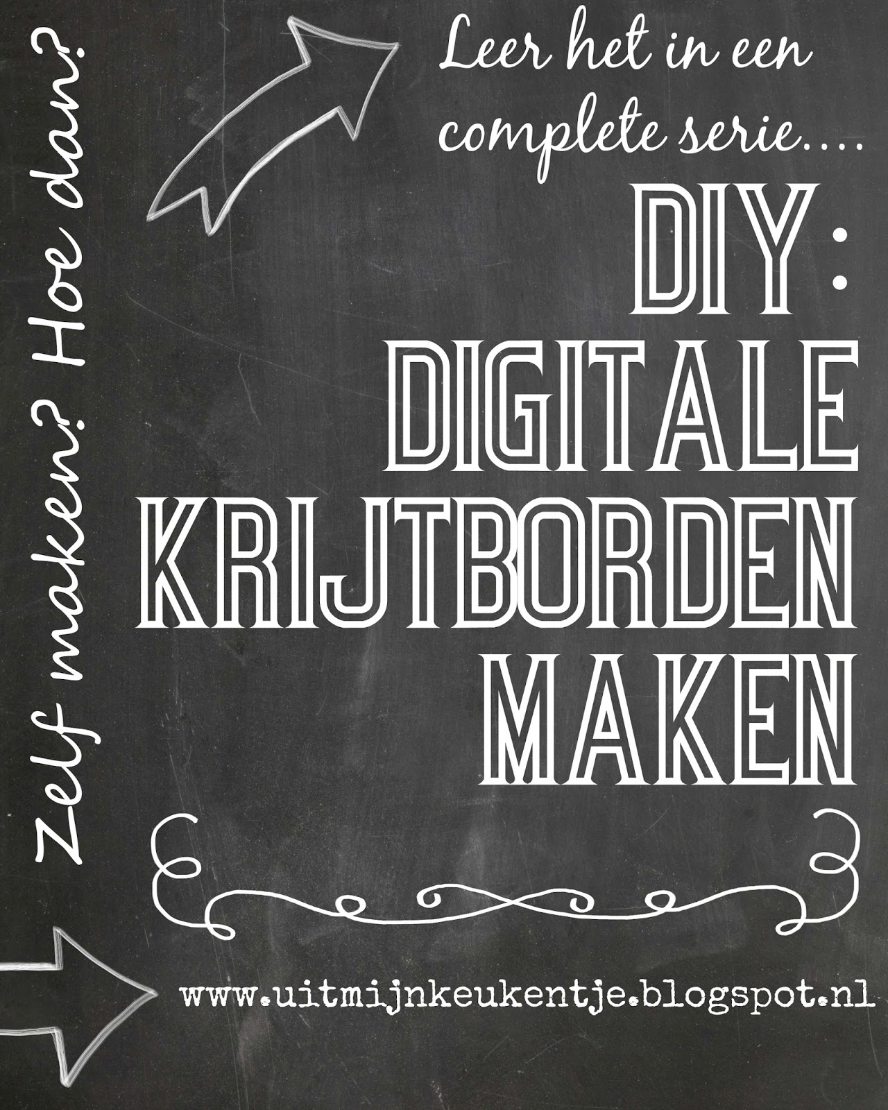 Uitgelezene Uit Mijn Keukentje: DIY: Digitale Krijtborden (deel 1) BX-51