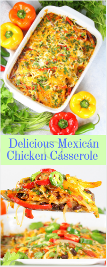 Delicious Mexicán Chicken Cásserole | Nice Taste