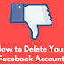 Steps to Delete A Facebook Account