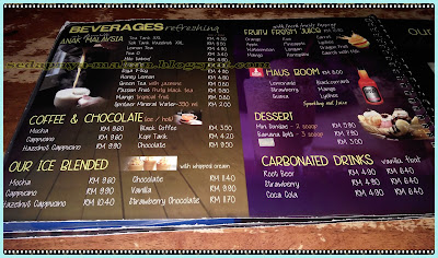 Beverages/senarai menu minuman LeBOSS