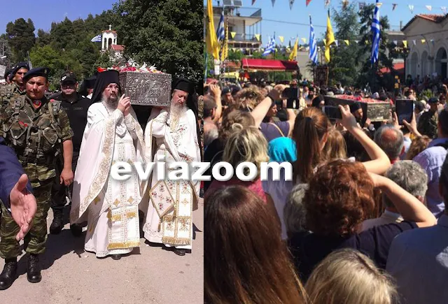 «Βούλιαξε» το Προκόπι: Χιλιάδες πιστοί υποκλίθηκαν στον «ζωντανό» Άγιο Ιωάννη τον Ρώσο! (ΦΩΤΟ)